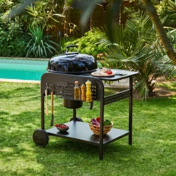 Barbecue a carbonella con carrello, Ø53cm