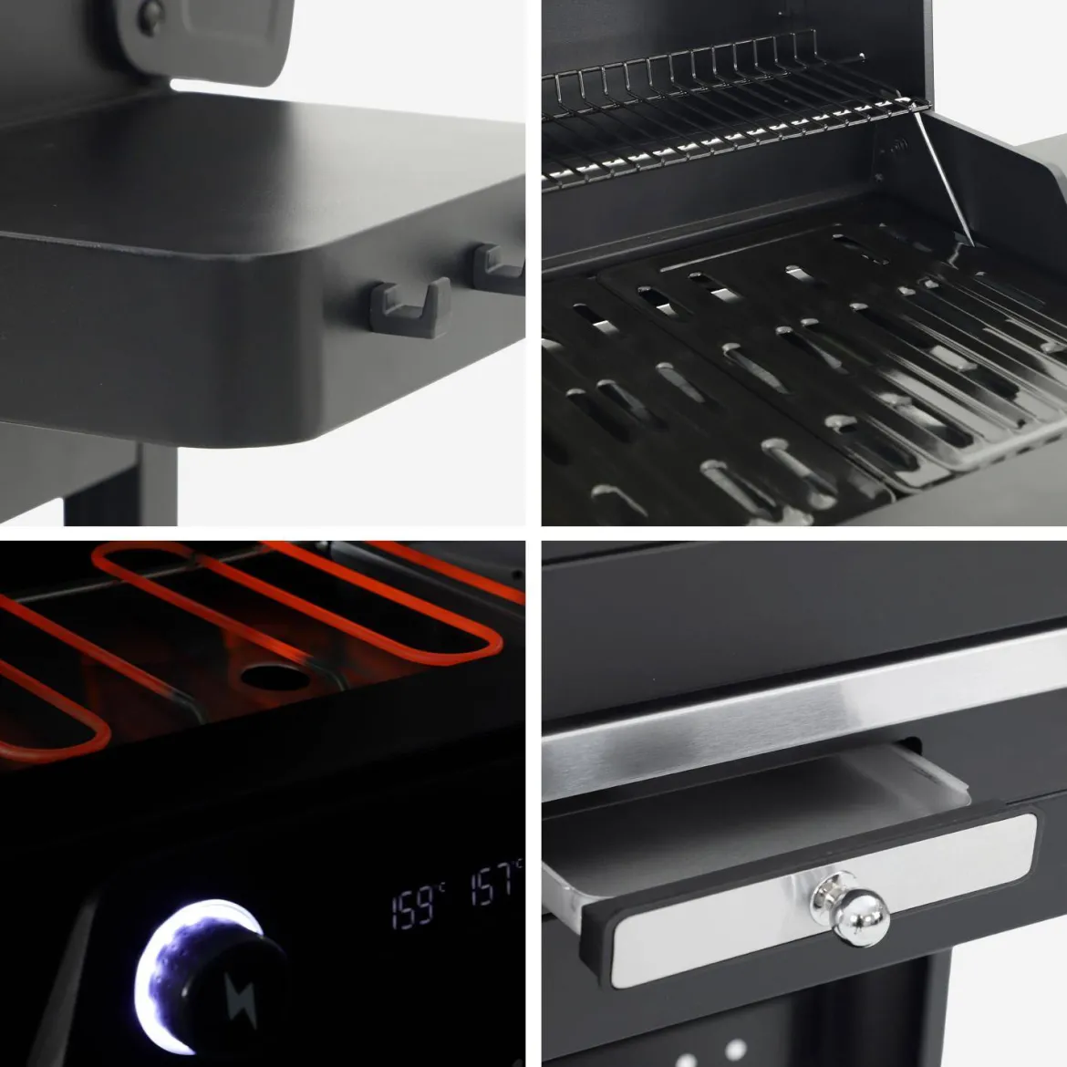 Barbecue elettrico a 2 bruciatori
