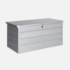 Baule da giardino in metallo, 385L