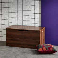 Baule, effetto legno tinto noce
