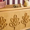 Baule giocattoli per bambini bohémien in rattan