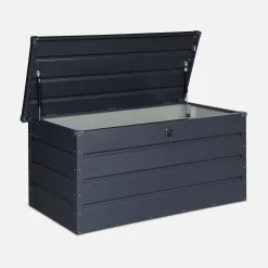Baule da giardino in metallo, 385L