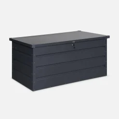 Baule da giardino in metallo, 385L