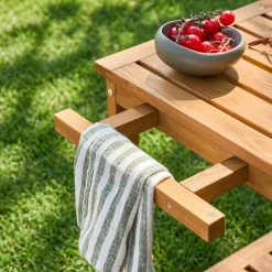 Carrello da cucina da esterno in legno di abete, 95cm