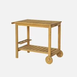 Carrello da cucina da esterno in legno di abete, 95cm