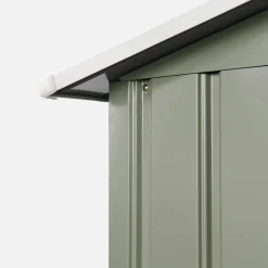 Casetta da giardino in metallo con kit di ancoraggio, 5.9m²