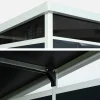 Casetta da giardino in plastica con struttura in alluminio, 4.55m²