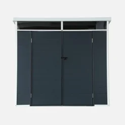 Casetta da giardino in plastica con struttura in alluminio, 4.55m²