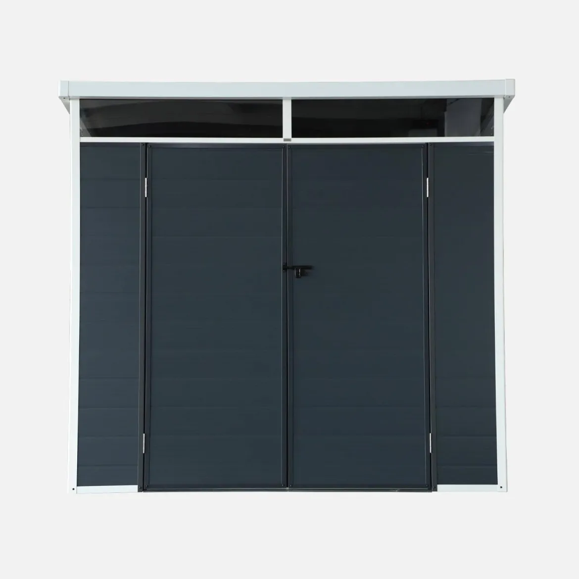 Casetta da giardino in plastica con struttura in alluminio, 4.55m²