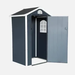 Casetta da giardino in plastica, struttura in alluminio, 1.39m²