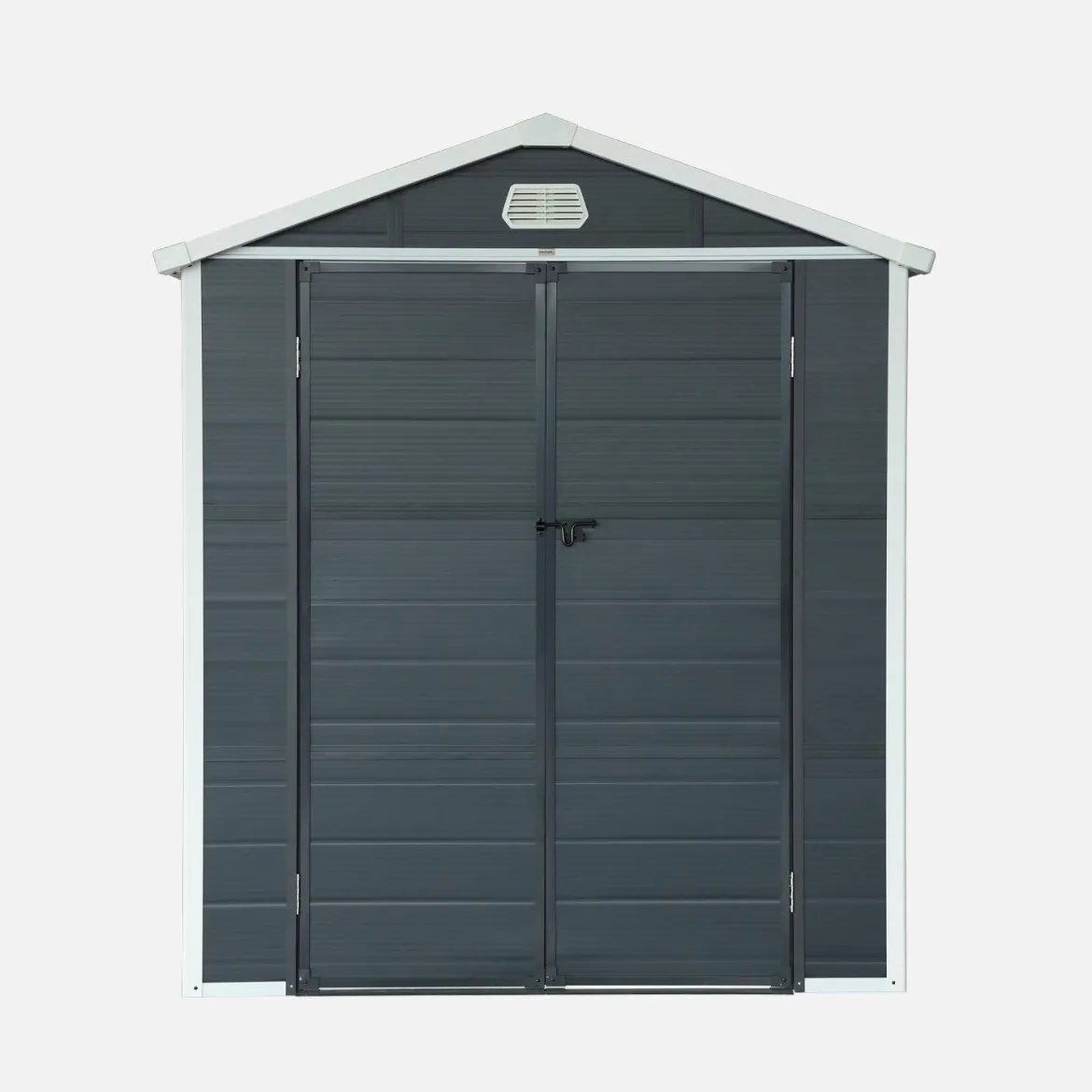 Casetta da giardino in plastica, struttura in alluminio, 3.65m²