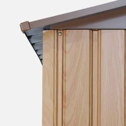 Casetta da giardino in metallo con kit di ancoraggio, 5.9m²