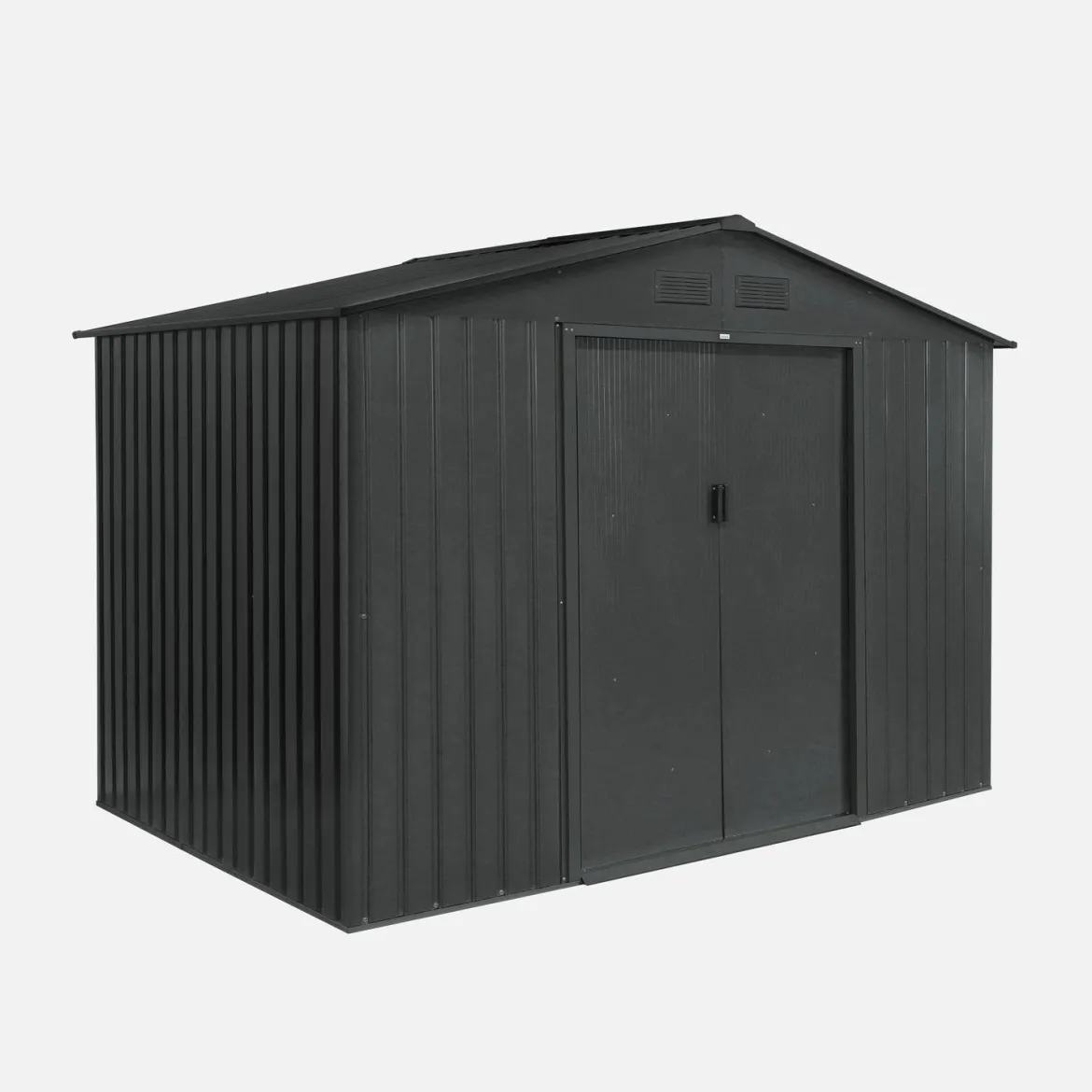 Casetta da giardino in metallo con kit di ancoraggio, 5.9m²