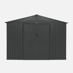 Casetta da giardino in metallo con kit di ancoraggio, 5.9m²