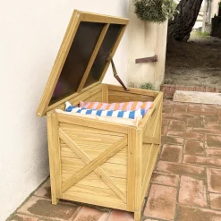 Cassapanca in legno di abete 80cm