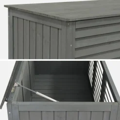 Cassapanca in legno di abete 330L