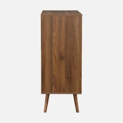 Cassettiera effetto legno, 4 cassetti