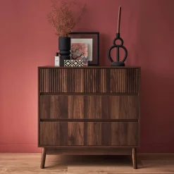 Cassettone effetto legno, 3 cassetti