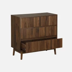 Cassettone effetto legno, 3 cassetti