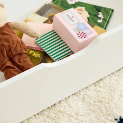 Cassettone letto per bambini Roya in legno di pino, set da 2