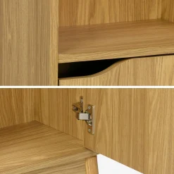 Colonna di stoccaggio per bagno vintage, 3 ripiani