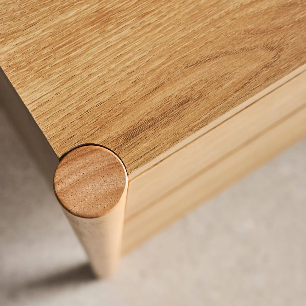 Comò decorazione legno 6 cassetti