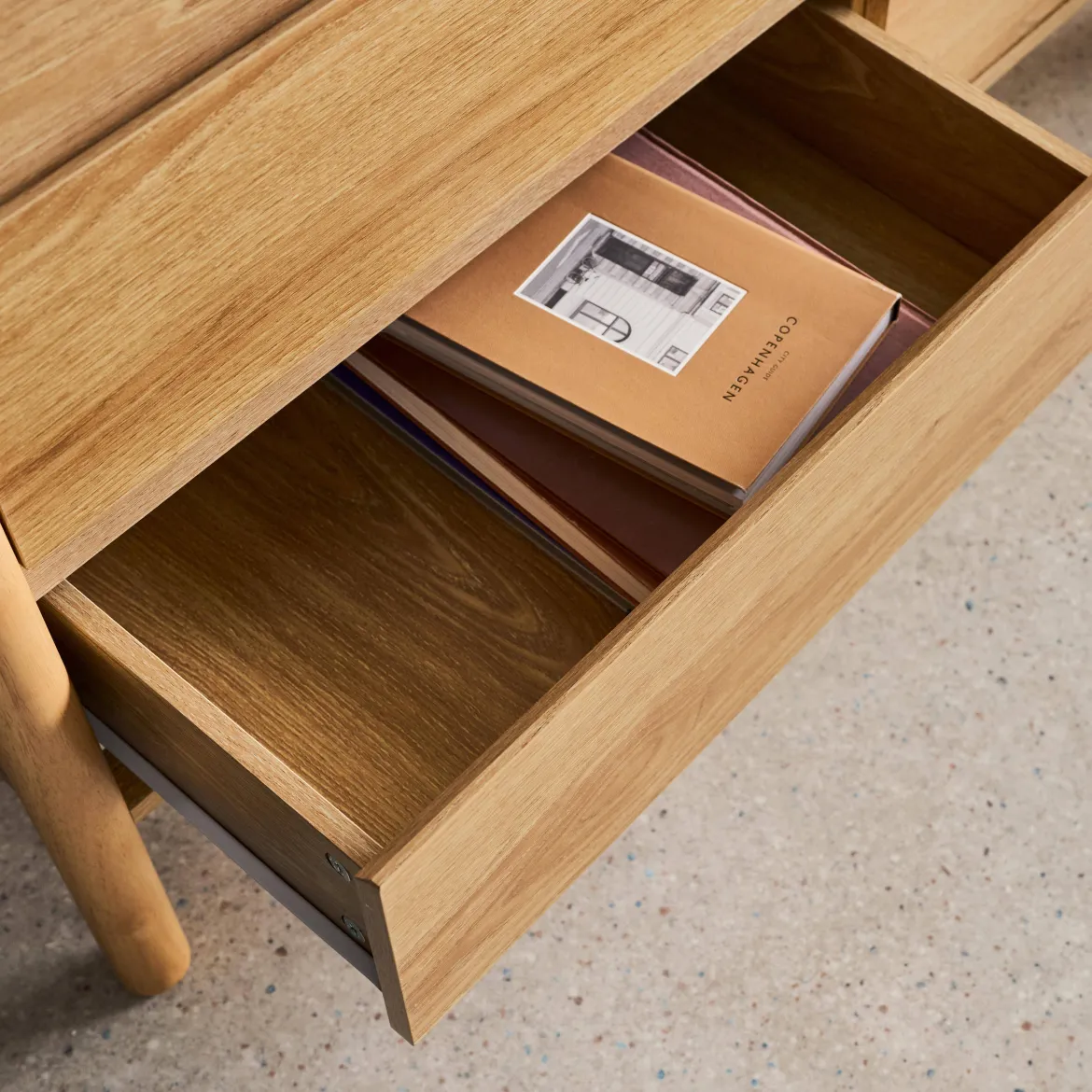 Comò decorazione legno 6 cassetti