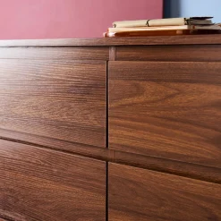 Comò decorazione legno 6 cassetti