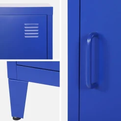 Comodino industriale per bambini, 1 anta
