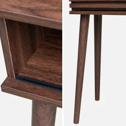Consolle con 2 cassetti effetto legno naturale, 100cm
