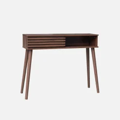 Consolle con 2 cassetti effetto legno naturale, 100cm