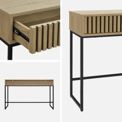 Consolle contemporanea con 2 cassetti, 120cm