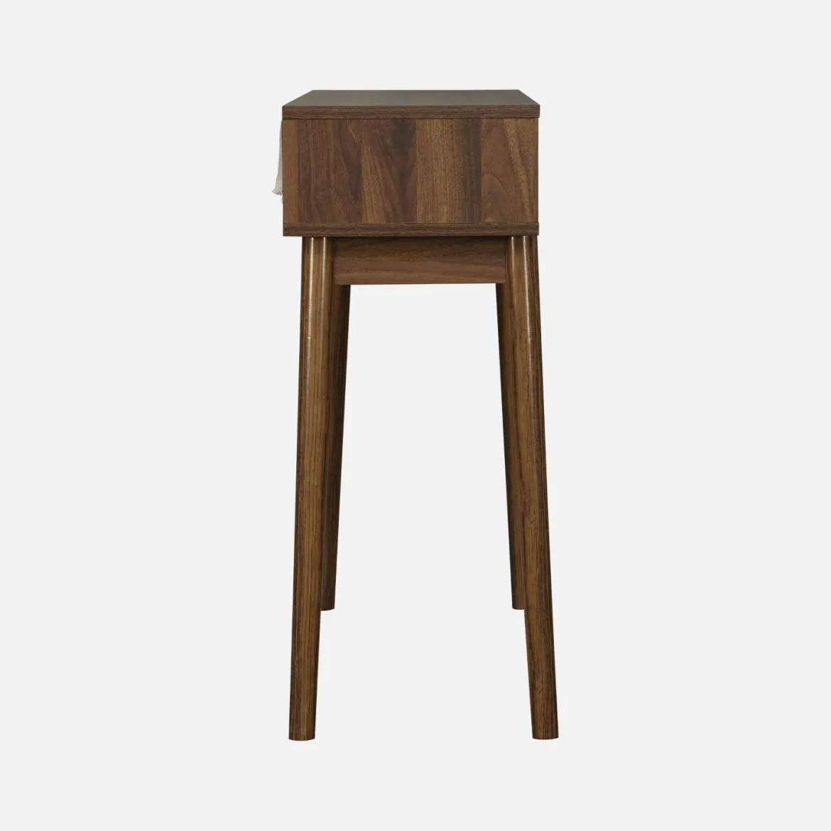 Consolle effetto legno 2 cassetti, 100cm