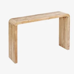 Consolle esotica in legno di acacia 120cm