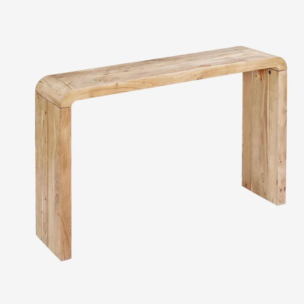 Consolle esotica in legno di acacia 120cm