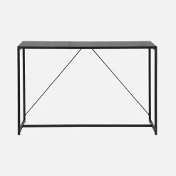 Consolle in metallo con barra di rinforzo, 120cm
