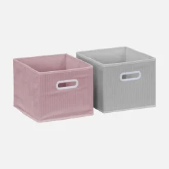 Contenitore per bambini con 4 cestini in velluto