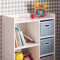 Contenitore per bambini con 4 cestini in velluto