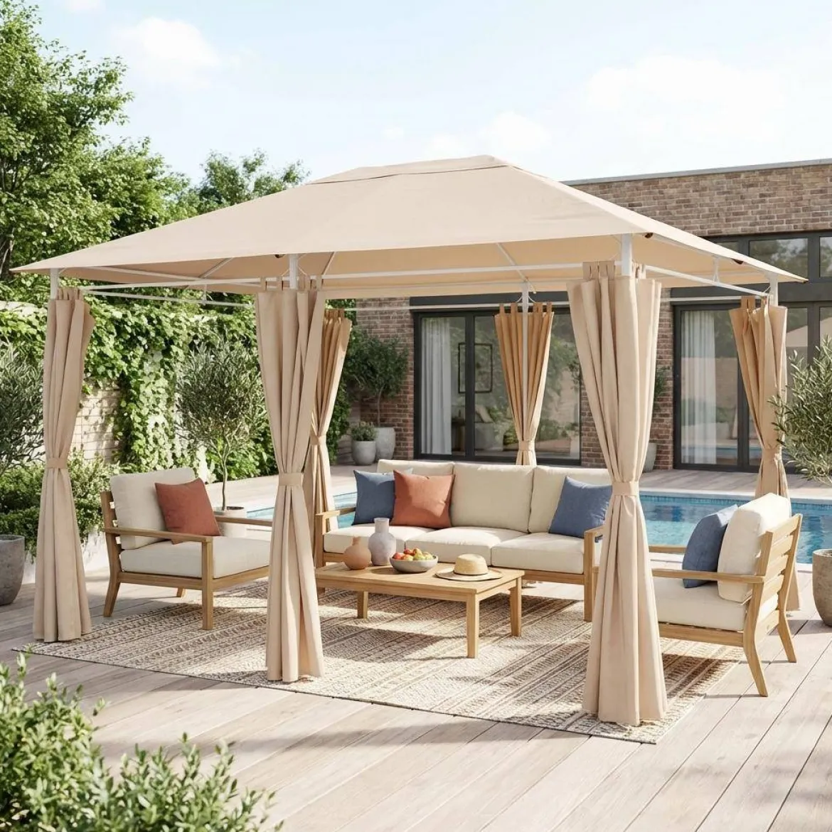 Copertura del tetto a pergola Divio 3x4m