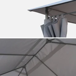 Copertura del tetto a pergola Divio 3x4m