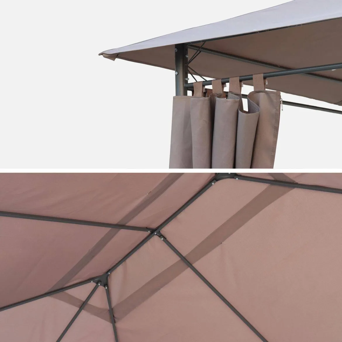 Copertura del tetto a pergola Divio 3x4m
