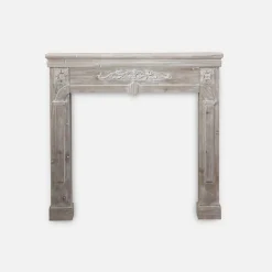 Cornice per caminetto effetto legno