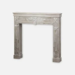 Cornice per caminetto effetto legno