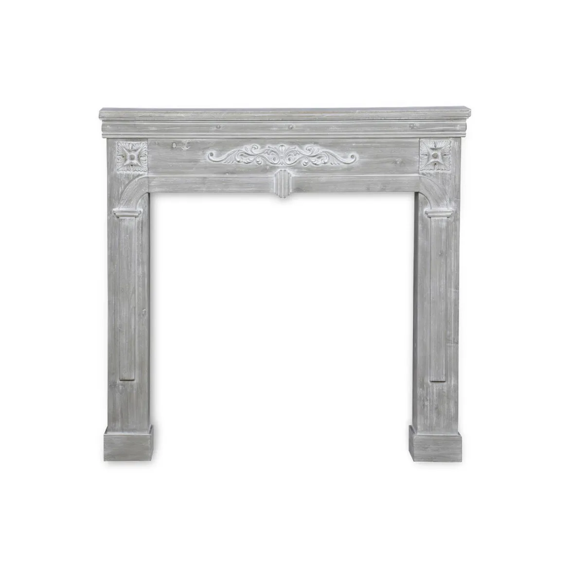 Cornice per caminetto effetto legno