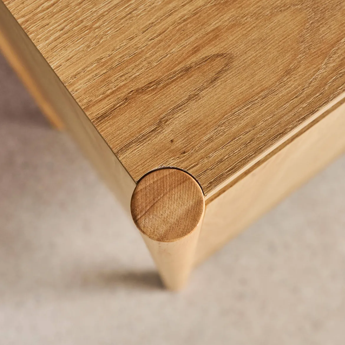 Credenza decorazione legno 2 ante 3 cassetti 150cm