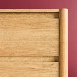 Credenza decorazione legno 2 ante 3 cassetti 150cm