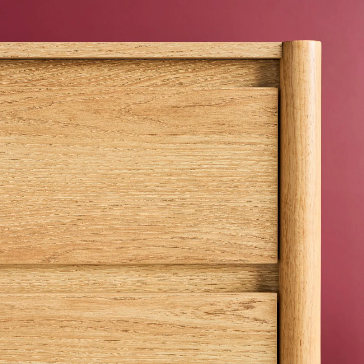Credenza decorazione legno 2 ante 3 cassetti 150cm