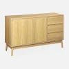 Credenza effetto legno a 2 ante, 120cm