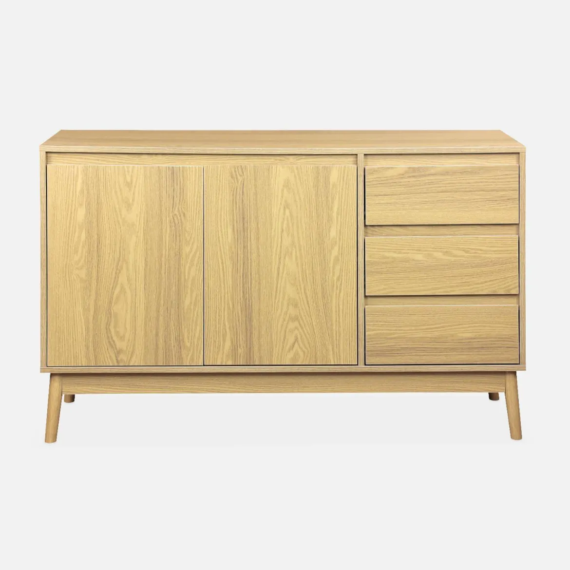 Credenza effetto legno a 2 ante, 120cm