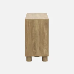 Credenza effetto legno di mango 4 ante, 155cm